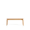 Bank Evera aus Eichenfurnier mit naturfarbenem Finish, 122 cm von Kave Home – Bild 1