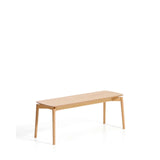 Bank Evera aus Eichenfurnier mit naturfarbenem Finish, 122 cm von Kave Home – Bild 3
