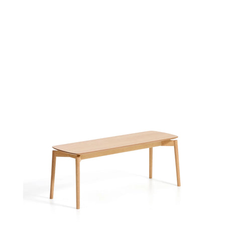 Bank Evera aus Eichenfurnier mit naturfarbenem Finish, 122 cm von Kave Home – Bild 3