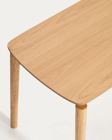 Bank Evera aus Eichenfurnier mit naturfarbenem Finish, 122 cm von Kave Home – Bild 5