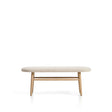 Bank Helda aus Chenille und massivem Eichenholz, FSC Mix Credit, 122 cm  von Kave Home – Bild 1