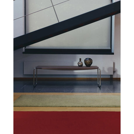 Bank Tarsel aus Nussbaumfurnier FSC 100% mit Gestell aus gebürstetem Edelstahl 142 cm von Kave Home – Produktbild 2