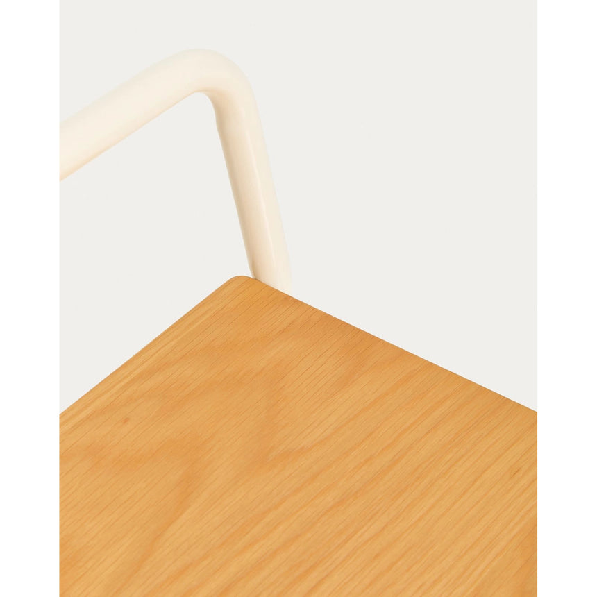 Bank Tinn aus Eschenfurnier und Metallgestell 75 cm von Kave Home – Bild 11