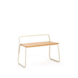 Bank Tinn aus Eschenfurnier und Metallgestell 75 cm von Kave Home – Bild 4