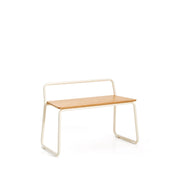 Bank Tinn aus Eschenfurnier und Metallgestell 75 cm von Kave Home – Bild 4