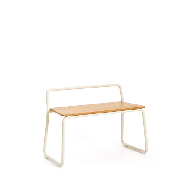 Bank Tinn aus Eschenfurnier und Metallgestell 75 cm von Kave Home – Bild 4