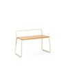 Bank Tinn aus Eschenfurnier und Metallgestell 75 cm von Kave Home – Bild 4
