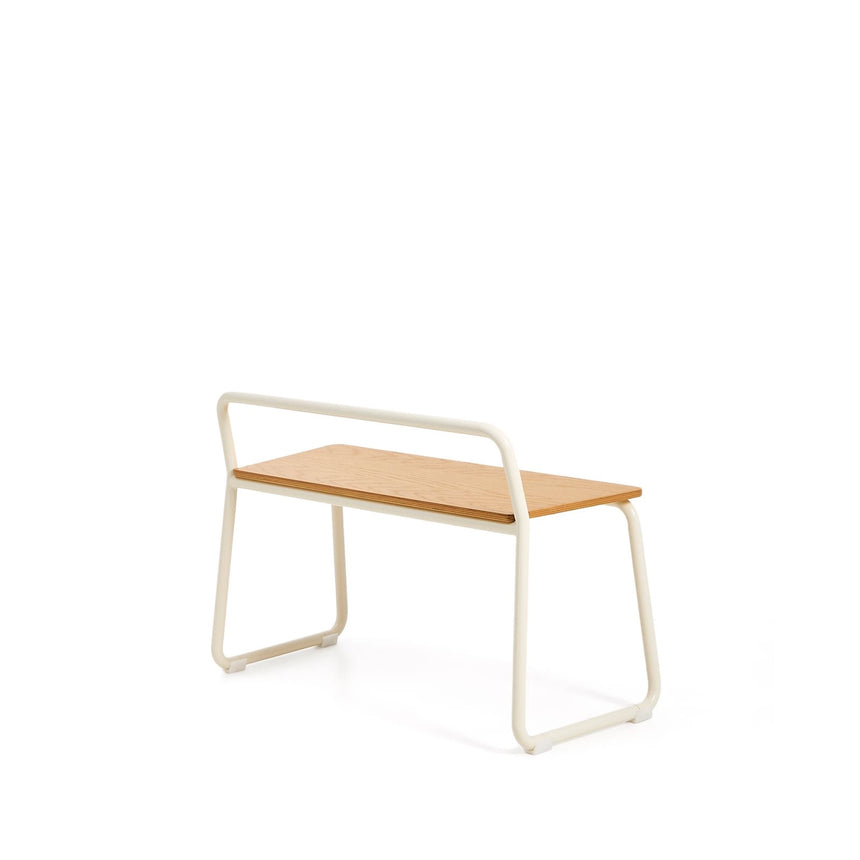 Bank Tinn aus Eschenfurnier und Metallgestell 75 cm von Kave Home – Bild 8