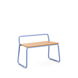 Bank Tinn aus Eschenfurnier und blauem Metallgestell 75 cm von Kave Home – Bild 4