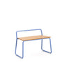 Bank Tinn aus Eschenfurnier und blauem Metallgestell 75 cm von Kave Home – Bild 4