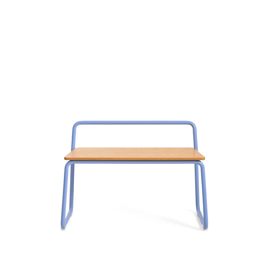 Bank Tinn aus Eschenfurnier und blauem Metallgestell 75 cm von Kave Home – Bild 6
