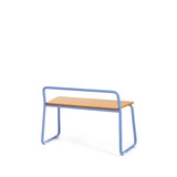 Bank Tinn aus Eschenfurnier und blauem Metallgestell 75 cm von Kave Home – Bild 8