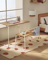 Beigefarbener Baumwollteppich Tandani mit Gepardendesign in Orange, 90 x 150 cm von Kave Home – Bild 2