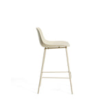 Beiger Hocker Altea mit Stahlbeinen mit beigem Finish, 65 cm von Kave Home – Bild 3