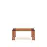 Beistelltisch Adularia aus braunem gehärtetem Glas 85 x 85 cm von Kave Home – Bild 1