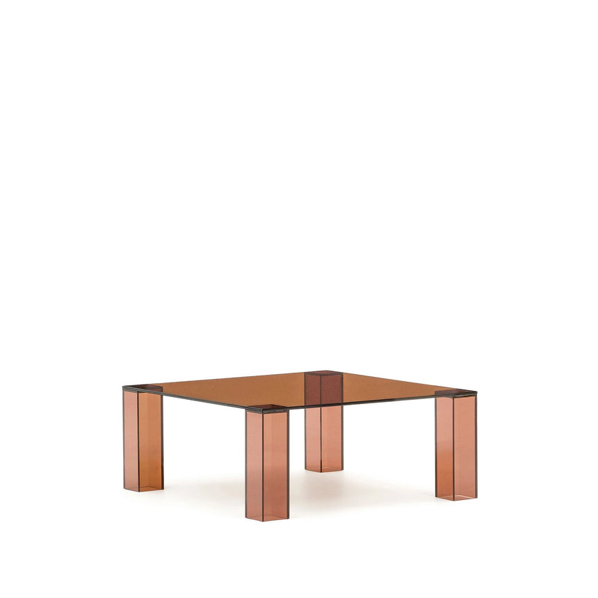 Beistelltisch Adularia aus braunem gehärtetem Glas 85 x 85 cm von Kave Home – Bild 7