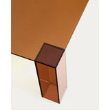 Beistelltisch Adularia aus braunem gehärtetem Glas 85 x 85 cm von Kave Home – Bild 8
