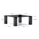 Beistelltisch Adularia aus gehärtetem Glas 85 x 85 cm von Kave Home – Bild 5