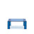 Beistelltisch Adularia aus  gehärtetem Glas in Blau 85 x 85 cm von Kave Home – Bild 1