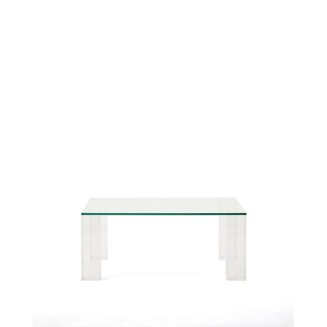 Beistelltisch Adularia aus transparentem gehärtetem Glas 85 x 85 cm von Kave Home – Bild 1