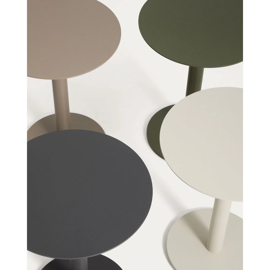 Beistelltisch Asinara aus beigem Aluminium, Ø 40 cm von Kave Home – Bild 10