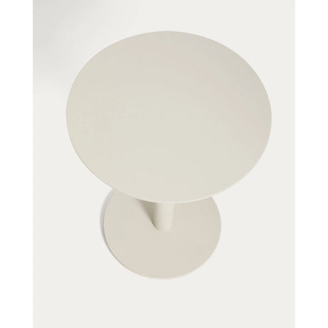 Beistelltisch Asinara aus beigem Aluminium, Ø 40 cm von Kave Home – Bild 5