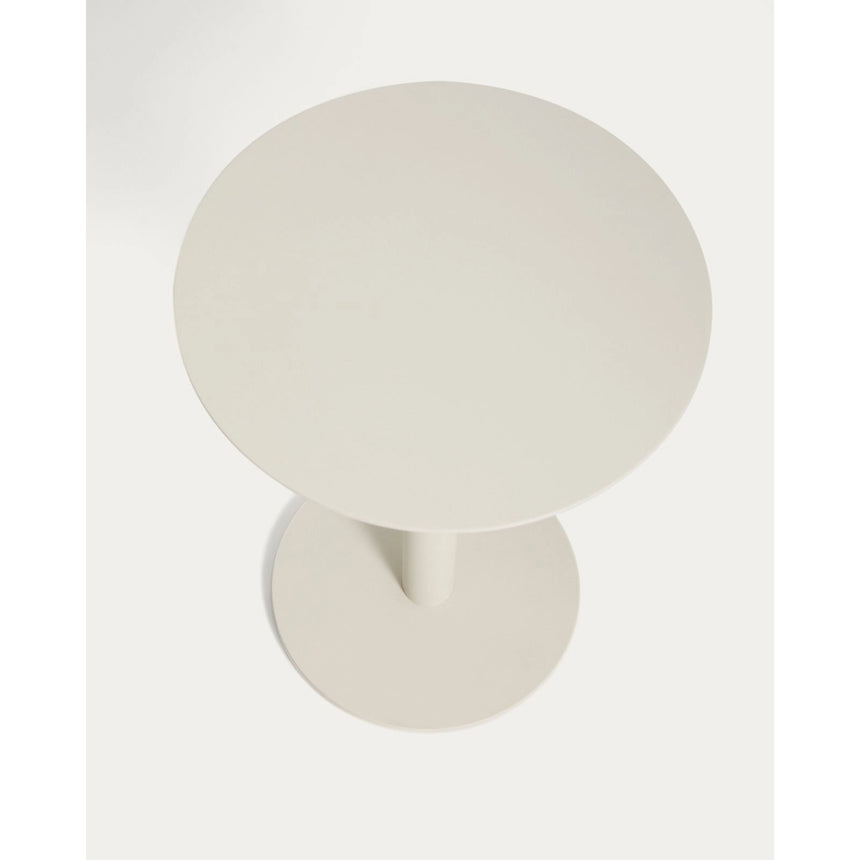 Beistelltisch Asinara aus beigem Aluminium, Ø 40 cm von Kave Home – Bild 5
