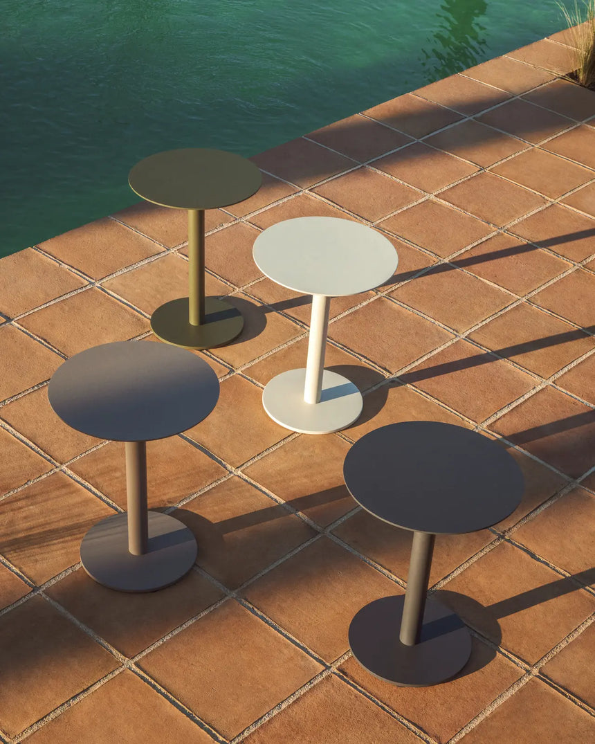 Beistelltisch Asinara aus graphitgrauem Aluminium, Ø 40 cm von Kave Home – Bild 3
