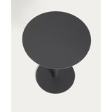 Beistelltisch Asinara aus graphitgrauem Aluminium, Ø 40 cm von Kave Home – Bild 4