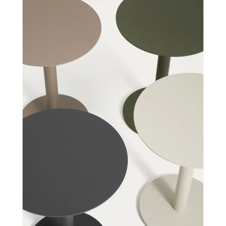 Beistelltisch Asinara aus graphitgrauem Aluminium, Ø 40 cm von Kave Home – Bild 6