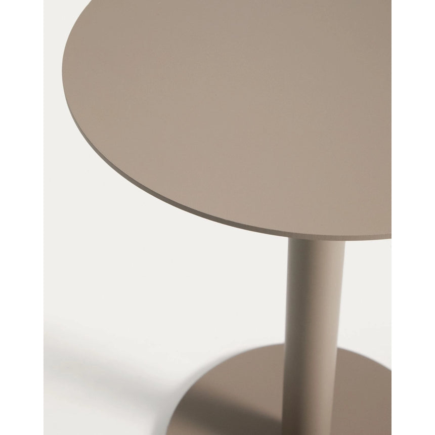 Beistelltisch Asinara aus taupefarbenem Aluminium, Ø 40 cm von Kave Home – Bild 7