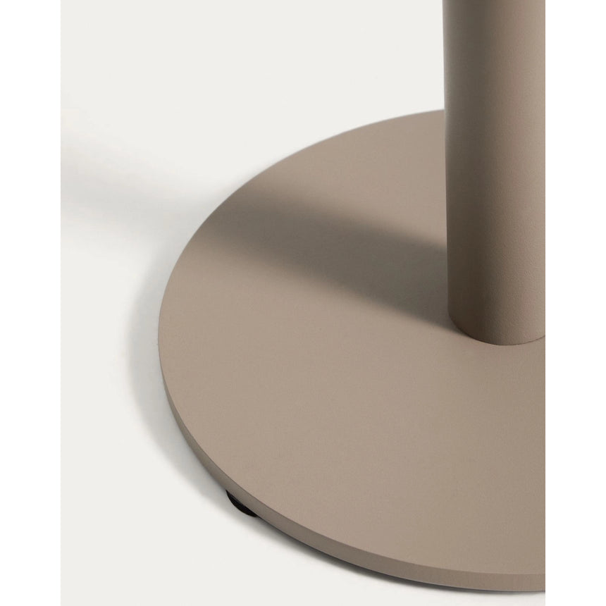 Beistelltisch Asinara aus taupefarbenem Aluminium, Ø 40 cm von Kave Home – Bild 8