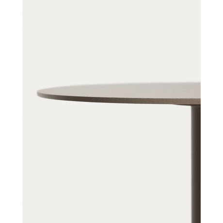 Beistelltisch Asinara aus taupefarbenem Aluminium, Ø 40 cm von Kave Home – Bild 9
