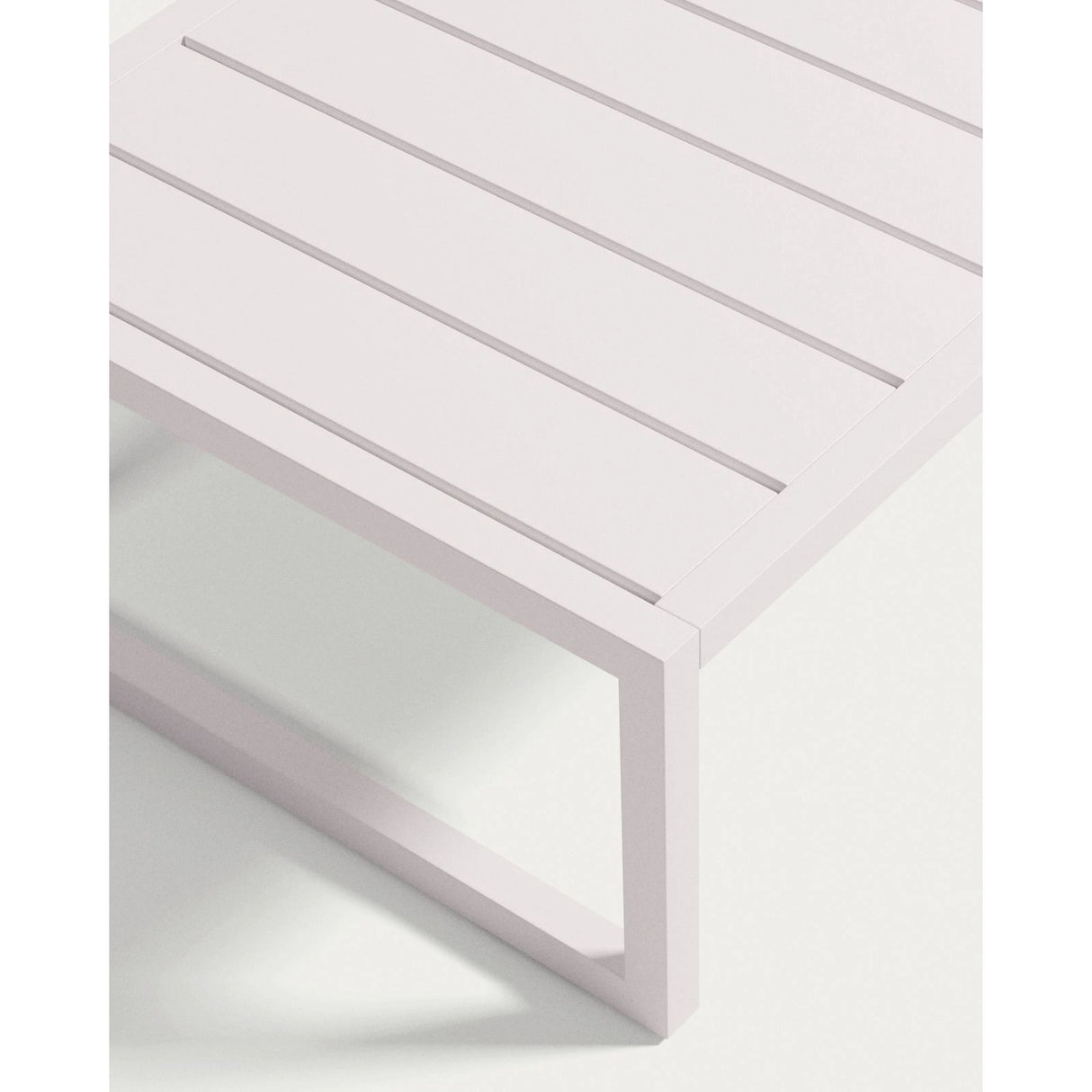 Beistelltisch Comova 100% outdoor aus Aluminium weiß 60 x 60 cm von Kave Home – Bild 7
