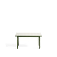 Beistelltisch Maurina aus verzinktem Stahl in Grün mit ecrufarbenen Kacheln, 81 x 51 cm von Kave Home – Bild 1