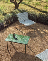 Beistelltisch Maurina aus verzinktem Stahl in Grün mit grünen Kacheln, 81 x 51 cm von Kave Home – Bild 2