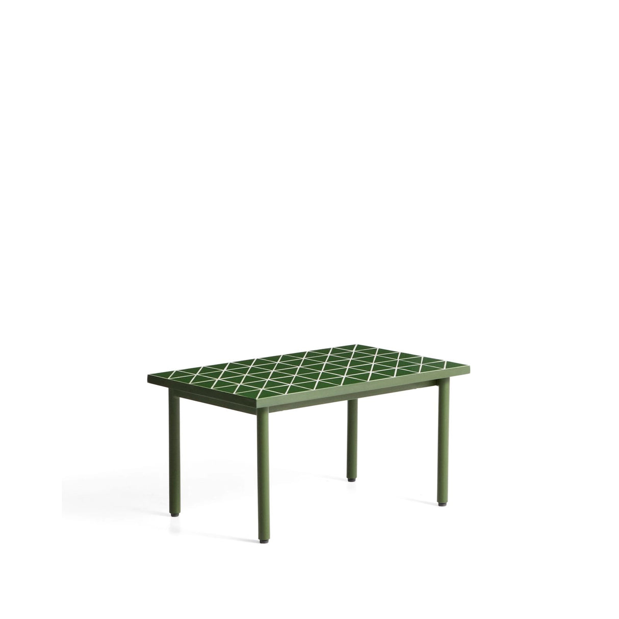 Beistelltisch Maurina aus verzinktem Stahl in Grün mit grünen Kacheln, 81 x 51 cm von Kave Home – Bild 5