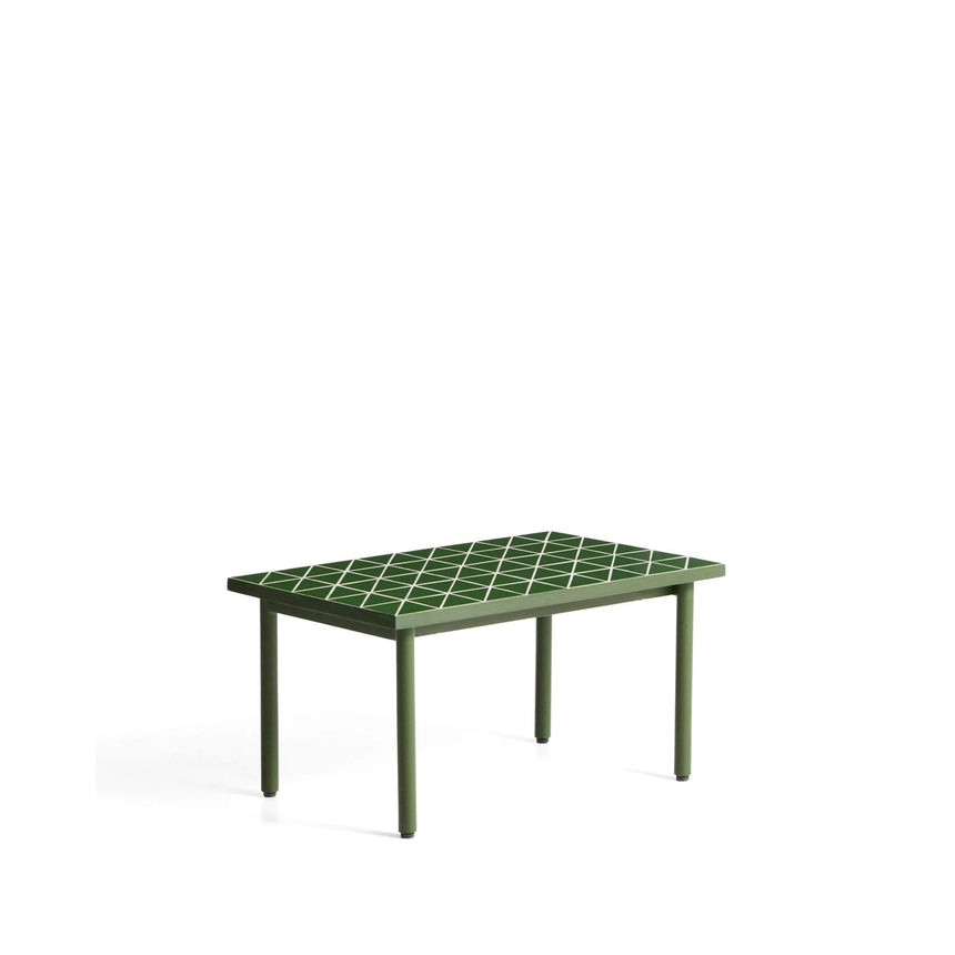 Beistelltisch Maurina aus verzinktem Stahl in Grün mit grünen Kacheln, 81 x 51 cm von Kave Home – Bild 5