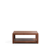 Beistelltisch Norani aus massivem Akazienholz und Akazienfurnier 90 x 90 cm von Kave Home – Bild 1