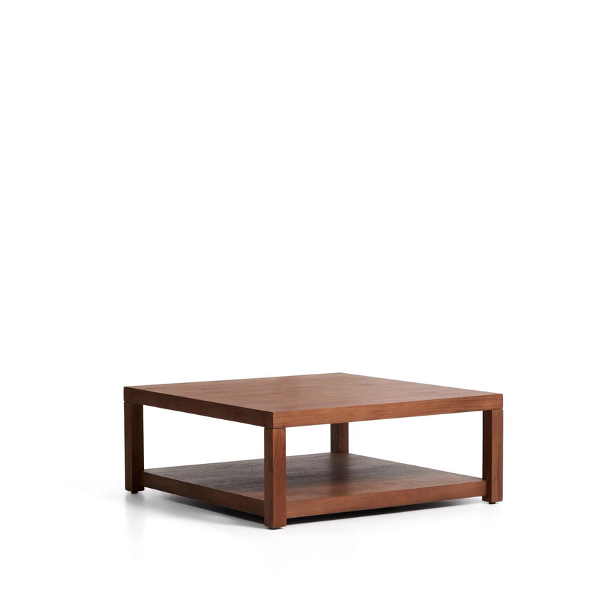 Beistelltisch Norani aus massivem Akazienholz und Akazienfurnier 90 x 90 cm von Kave Home – Bild 3