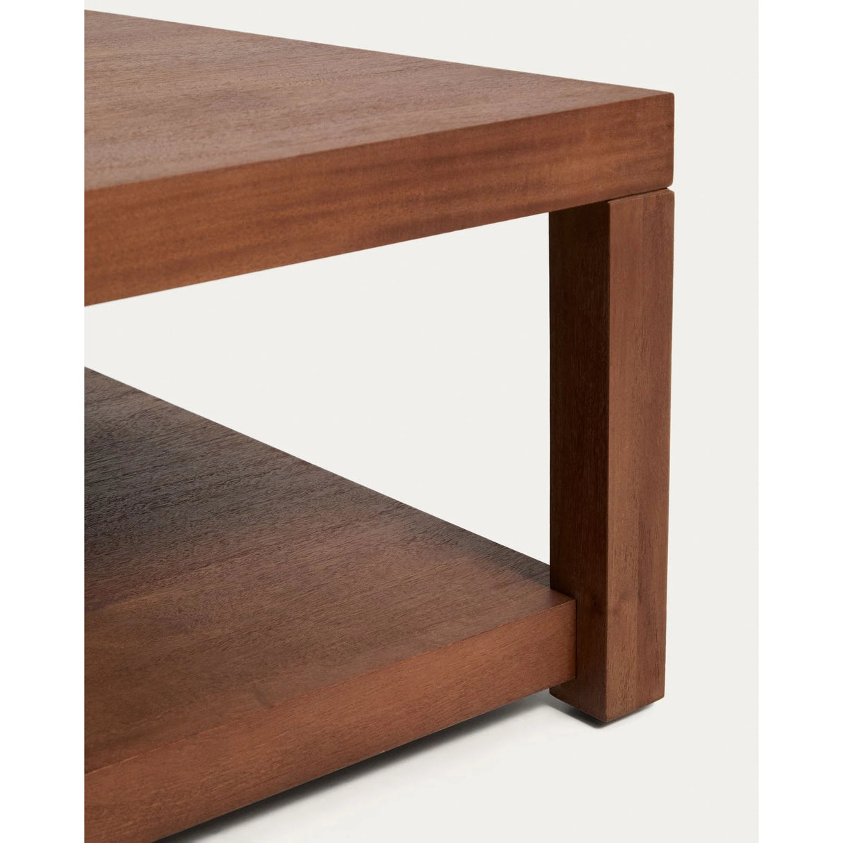 Beistelltisch Norani aus massivem Akazienholz und Akazienfurnier 90 x 90 cm von Kave Home – Bild 4