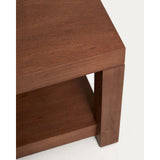 Beistelltisch Norani aus massivem Akazienholz und Akazienfurnier 90 x 90 cm von Kave Home – Bild 5