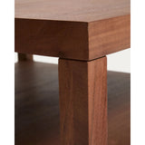 Beistelltisch Norani aus massivem Akazienholz und Akazienfurnier 90 x 90 cm von Kave Home – Bild 7
