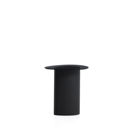 Beistelltisch Olir aus gehärtetem Glas und Stahl 48 x 46,8 cm von Kave Home – Bild 3