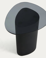 Beistelltisch Olir aus gehärtetem Glas und Stahl 48 x 46,8 cm von Kave Home – Bild 6