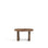 Beistelltisch Pirita aus braunem Marmor mit Beinen aus massivem Eichenholz, 71 x 70 cm, FSC 100 % von Kave Home – Bild 1