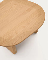 Beistelltisch Pirita aus massiver Eiche mit natürlichem Finish 71 x 70 cm FSC 100% von Kave Home – Bild 4