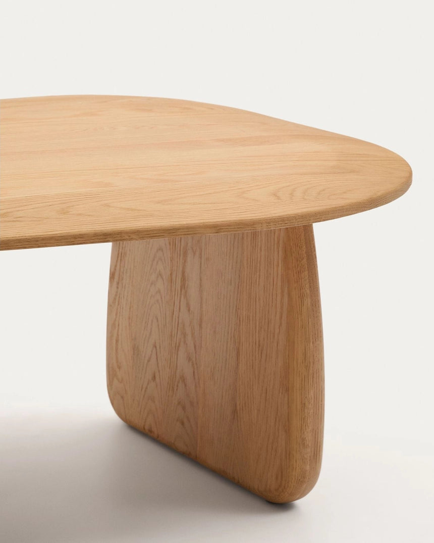 Beistelltisch Pirita aus massiver Eiche mit natürlichem Finish 71 x 70 cm FSC 100% von Kave Home – Bild 5