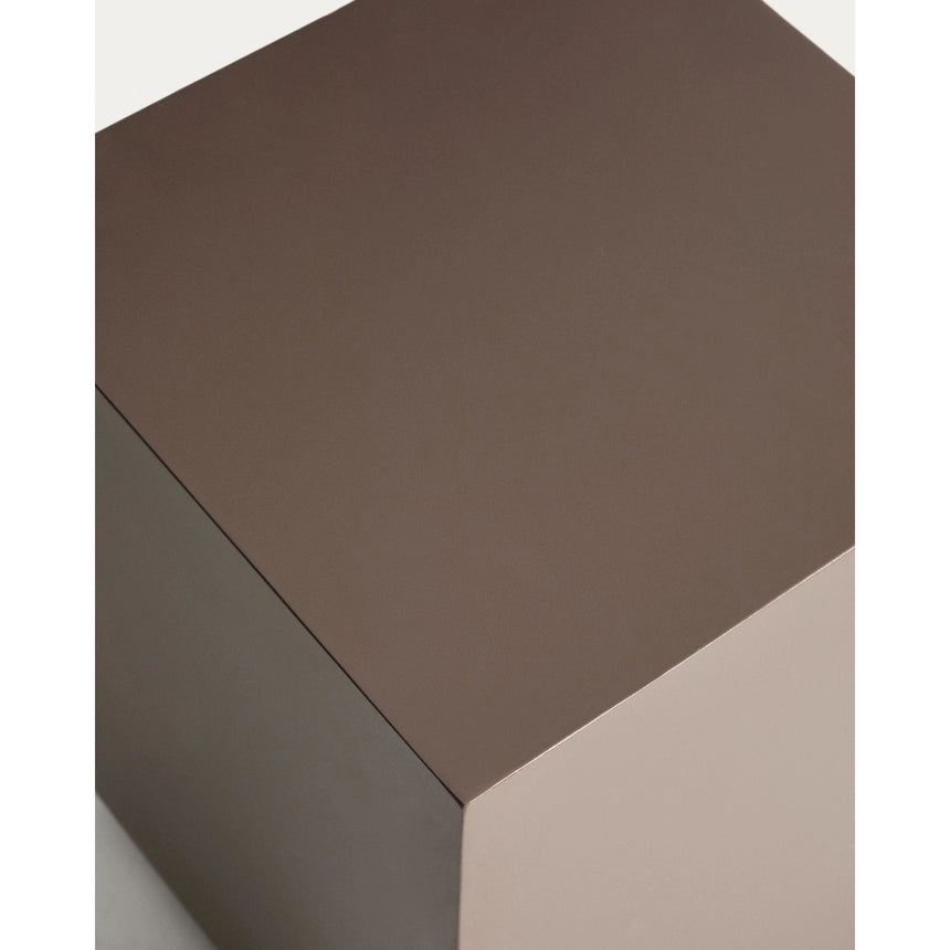 Beistelltisch Rustella aus braunem Zement, 35 x 35 cm von Kave Home – Bild 6