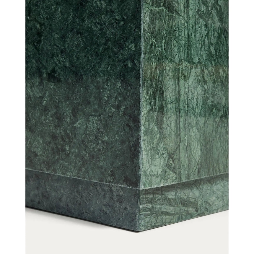 Beistelltisch Sorein aus grünem Marmor, 40 x 40 cm von Kave Home – Bild 6